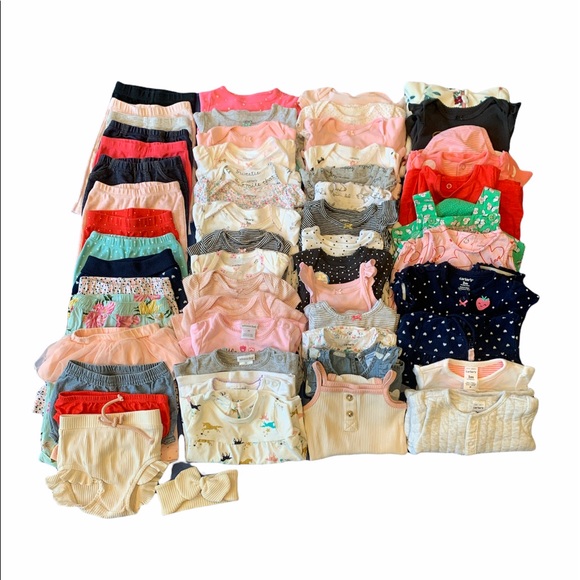 Carter's Other - Carter’s Baby Girl 56 Piece Bundle Size 3 Months